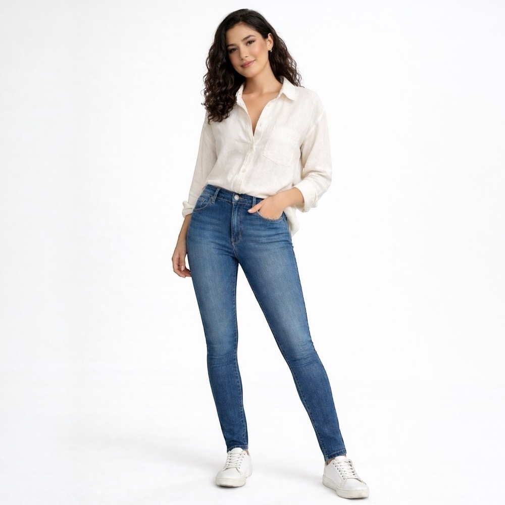 We The Free (Free People) High Rise Skinny Stretch Jeans | Size 29